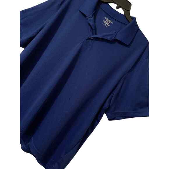 Saddlebred Comfort Performance Big & Tall 2X Men's Polo Shirt Blue Golf Outdoors - Picture 4 of 13